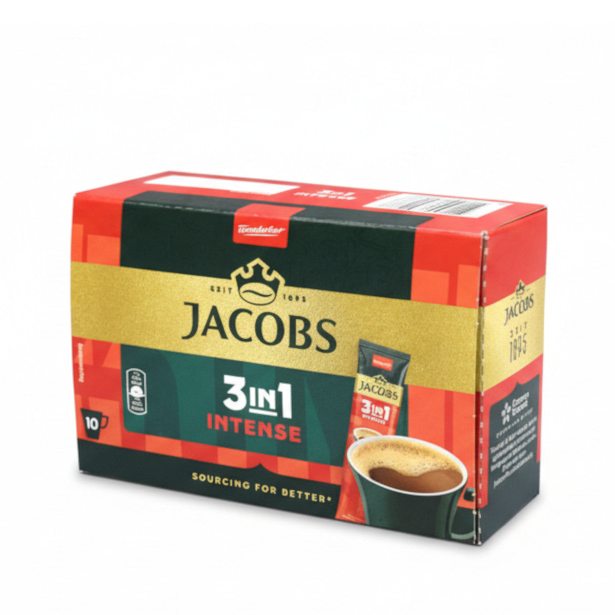 Jacobs 3 in 1 Intense - 10 sticks