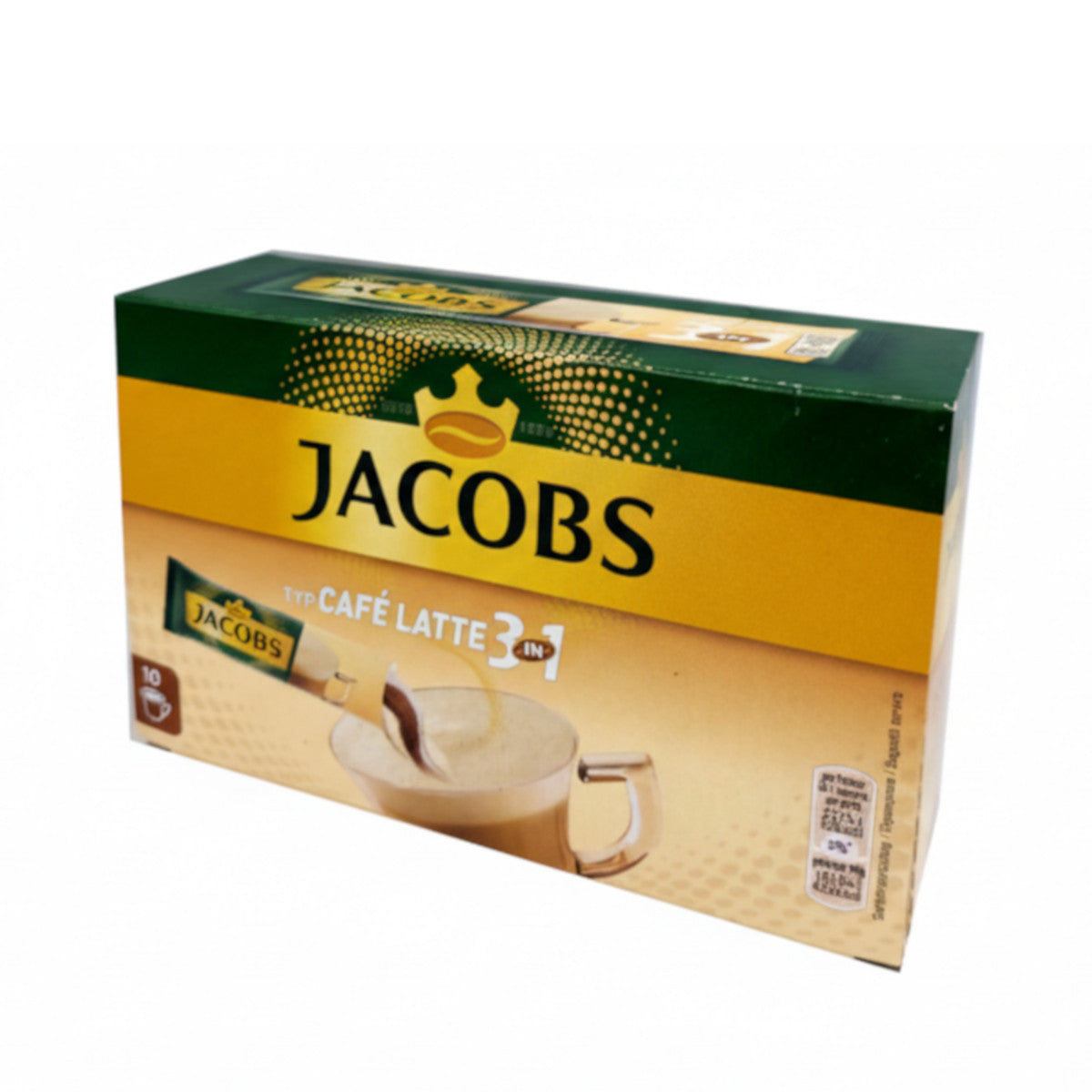 Jacobs 3 in 1 Café Latte - 10 sticks