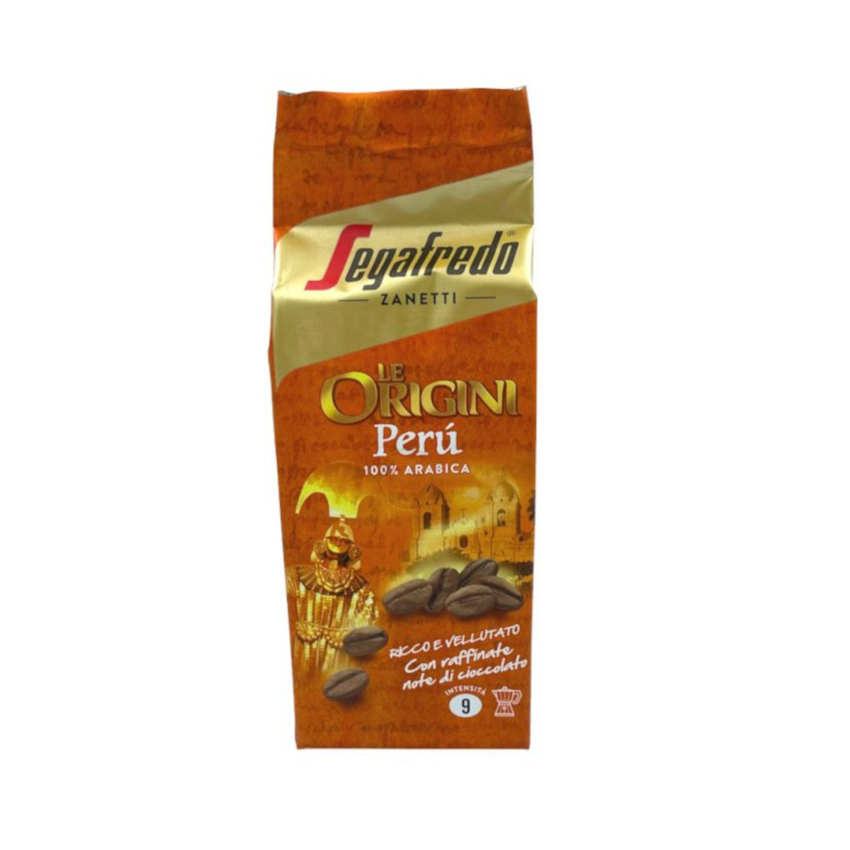 Segafredo Le Origini Perú gemalen koffie voor moka pot