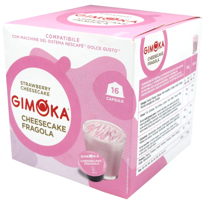 Gimoka Cheesecake Fragola - Dolce Gusto 16 cups