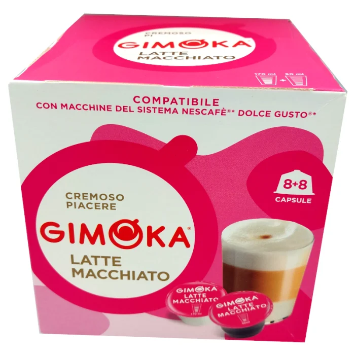 Gimoka Latte Macchiato - Dolce Gusto 16 cups